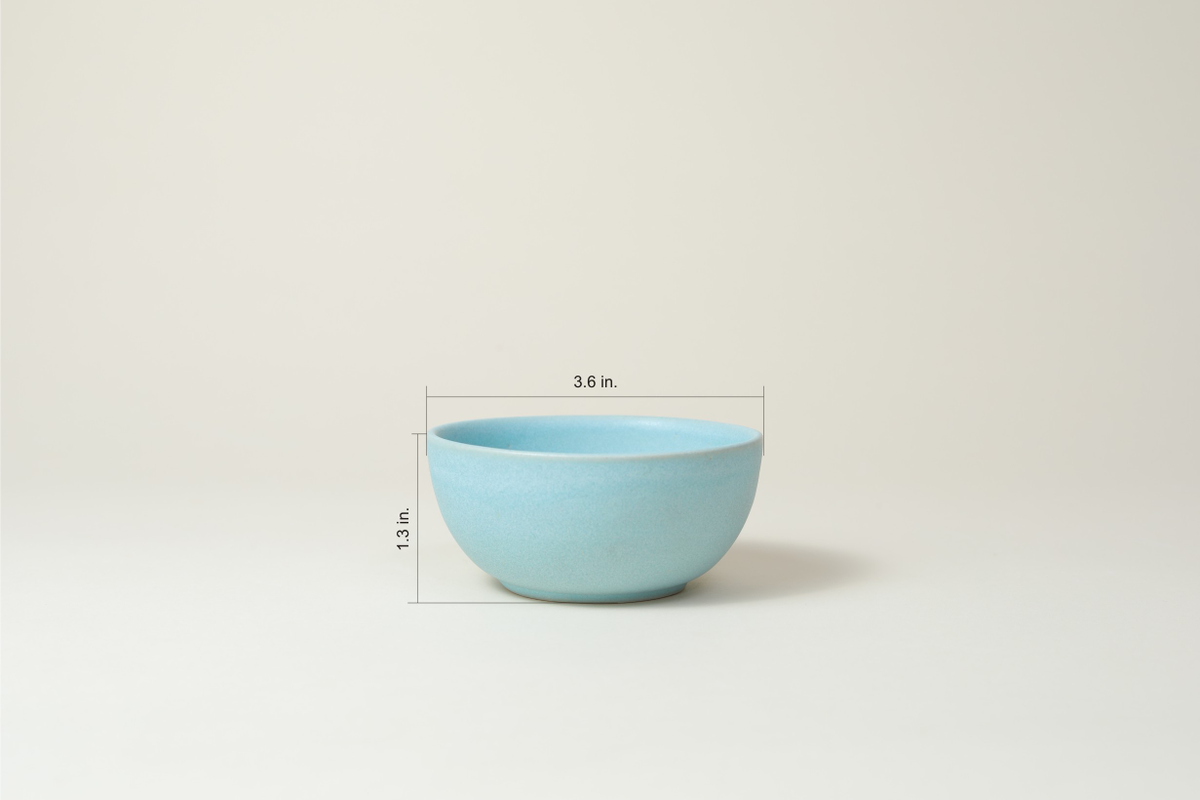 Turquoise ceramic bowl (xtra small)