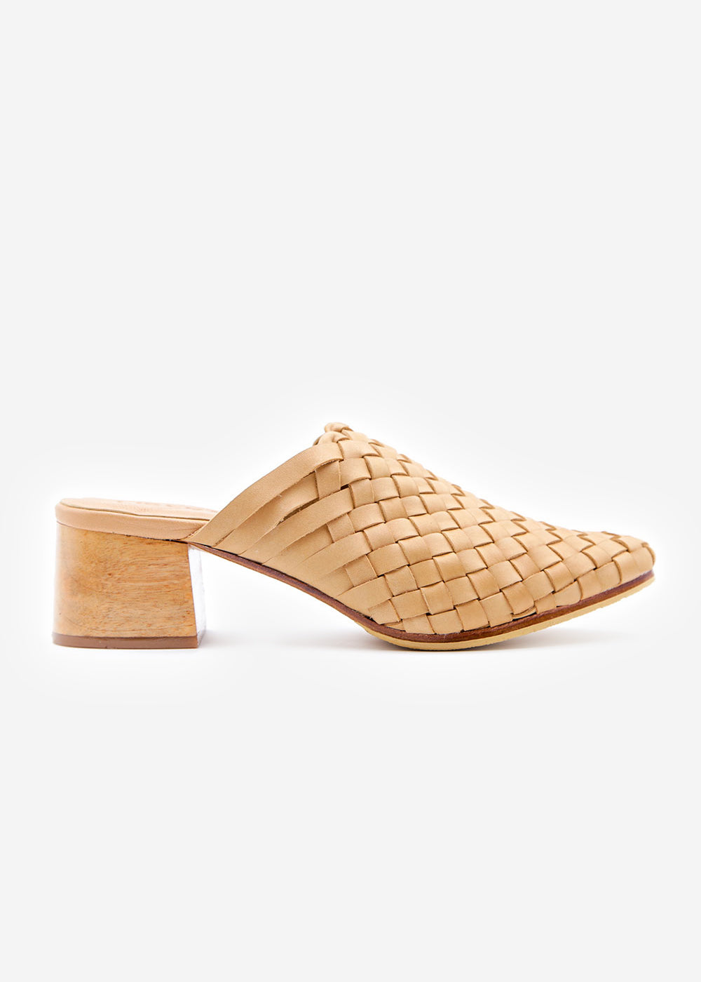 Bondi Woven Mules - Cream