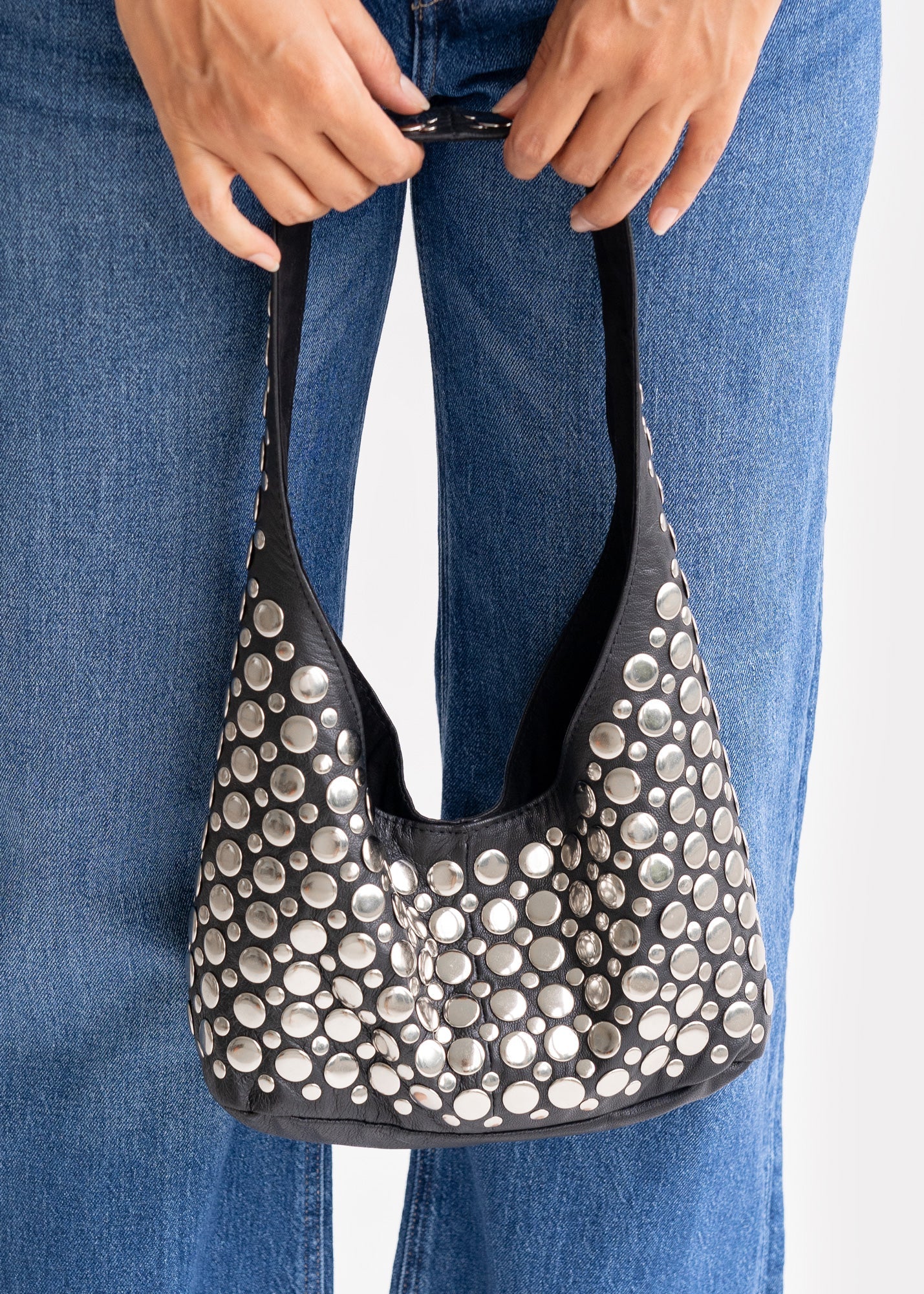 Leather Studded Bag